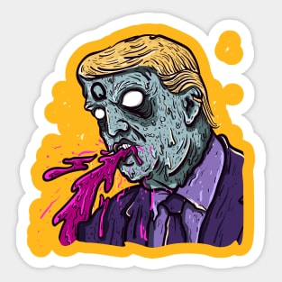 Zombie Trump Sticker